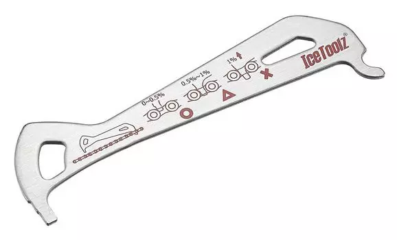 Цепеметр механический IceToolz Chain Checker 62C (серебристый)