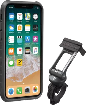 Чехол и кронштейн для мобильного телефона Topeak RideCase для iPhone X / Xs (черный)