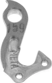 Держатель заднего переключателя "петух" Meta №159 фрезерованный (серебристый)