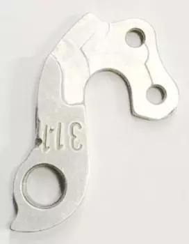 Держатель заднего переключателя "петух" Meta №31.1 фрезерованный (серебристый)