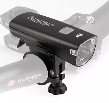 Фара для велосипеда передняя Author A-Lumina 1W (белый серый / черный)