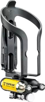Флягодержатель Topeak NINJA CO2+ с насосом Micro AirBooster (черный)