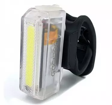 Фонарь для велосипеда передний Gaciron W11W Micro USB (белый)