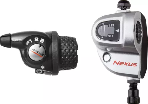 Грипшифт Shimano Nexus SL-3S35E с блоком крепления к планетарной втулке на 3 скорости (1600 мм)