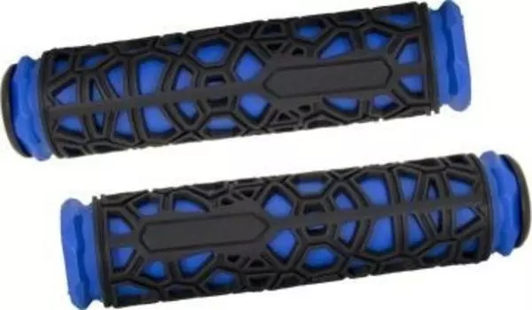 Грипсы ACME H106 прямые без замка (черный / синий 130 мм)