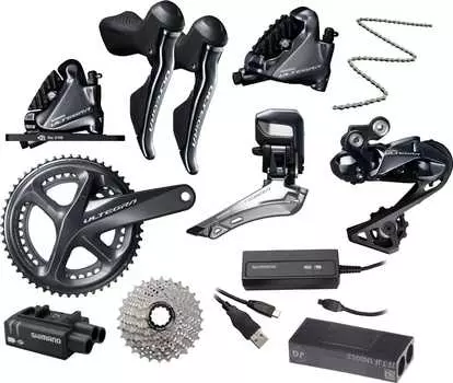 Группа оборудования Shimano Ultegra Di2 8070 Disc (172.5 мм 52 / 36)