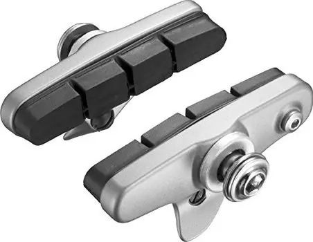 Картриджные тормозные колодки Shimano 105 R55C4 BR-5800/7000/5700/5600 и др (серебристый комплект 1 пара)