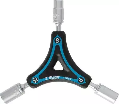 Ключ Y-образный Unior 1781/2 торцевой (черный / синий)