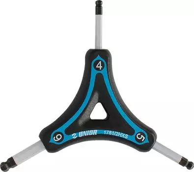 Ключ Y-образный Unior 1781/2HXS шестигранный с шаровыми наконечниками (4x5x6 мм)