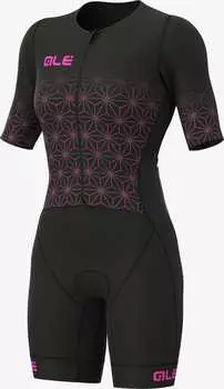 Комбинезон Ale Maui Long Tri женский (черный / розовый XS)