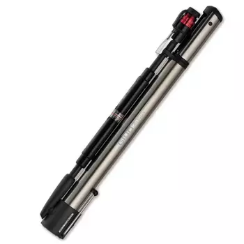 Компактный насос GIYO GM-741 с манометром, шлангом и упором (черный)