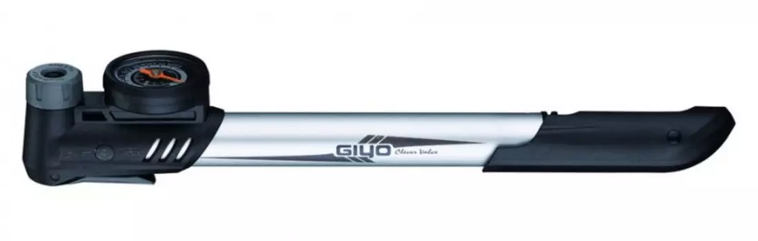 Компактный насос GIYO GP-43CA с манометром (серебристый / черный)