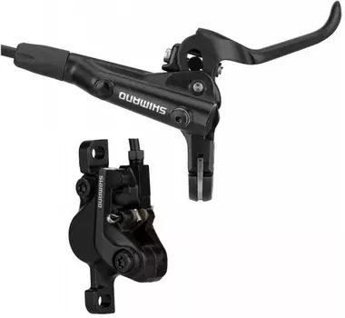 Комплект дискового тормоза Shimano BR-MT501 (черный 1450 мм правый - задний полимерные колодки)