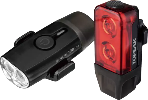 Комплект фонарей Topeak POWERLUX USB COMBO TMS098 (красный / белый)