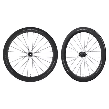 Комплект колес 28" для шоссе Shimano Dura-Ace WH-R9270-C60-TL Center Lock (черный передний и задний (пара))
