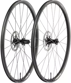 Комплект колес 28" Deda Elementi Gera Disc Brake Shimano (черный ось 12 мм передний и задний (пара))