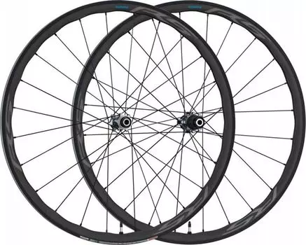 Комплект колес 28" для шоссе Shimano WH-RS770 Center Lock сквозные оси (черный передний и задний (пара))