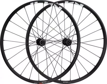 Комплект колес 29" для MTB Shimano WH-MT501-B Center Lock сквозные оси Boost (черный)
