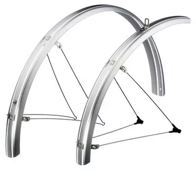 Комплект крыльев SKS BLUEMELS 28" (серебристый 65 мм)