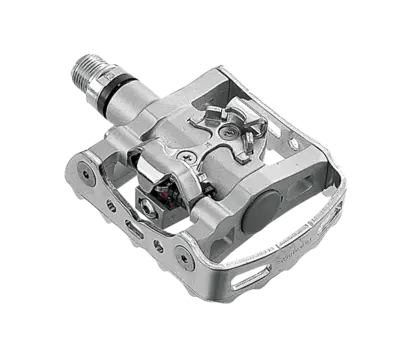 Контактные MTB педали Shimano PD-M324 SPD с шипами (серебристый)