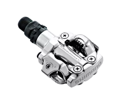 Контактные MTB педали Shimano PD-M520 SPD с шипами (серебристый)