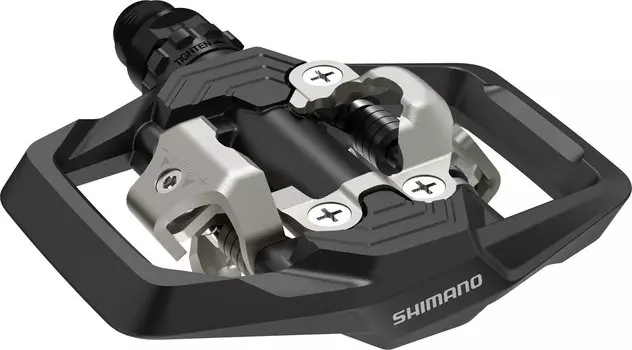 Контактные MTB педали Shimano PD-ME700 SPD с шипами (черный)