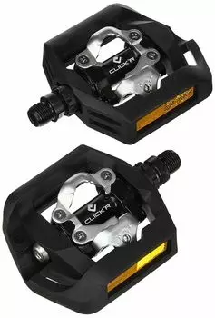 Контактные Tour педали Shimano PD-T421 SPD с шипами (черный)