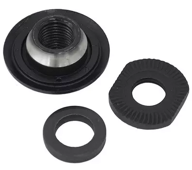 Конус Shimano для втулок HB-RS400/4600/4500/4400/3500/2200 с гайкой м шайбой (черный)