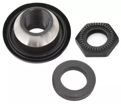 Конус Shimano FH-M525A/M529 левый с гайкой и шайбой (черный)