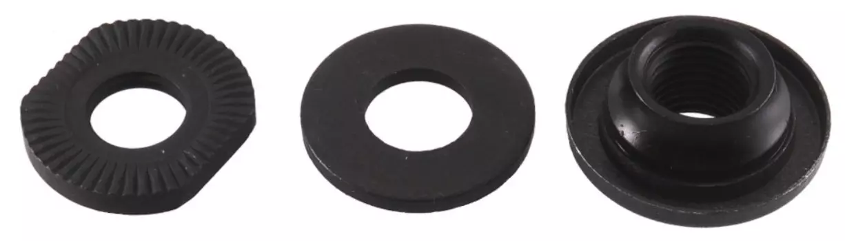 Конус Shimano HB-RM70 с гайкой и шайбой (черный)