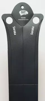 Крыло для велосипеда заднее складное Soroka (черный / белый)