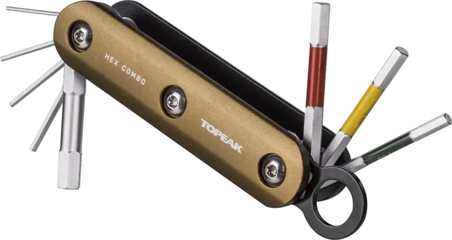 Набор инструментов компактный Topeak Hex Combo TT2558 (бронзовый)
