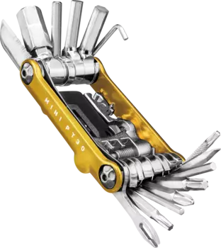 Набор инструментов компактный Topeak MINI PT30 (золотой)