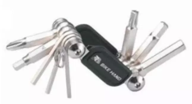 Набор инструментов складной Bike Hand YC-289 (серебристый / черный)