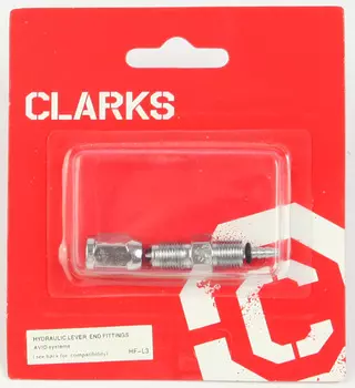 Набор крепления гидролинии (прямой) Clark's HF-L3 (AVID) (серебристый)