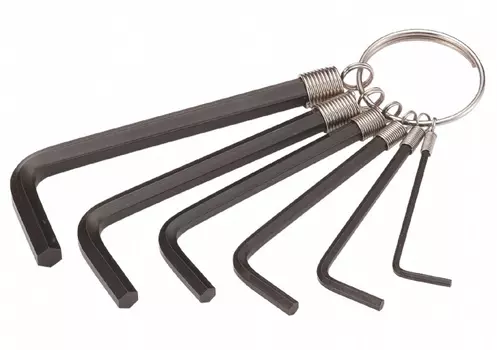 Набор шестигранных ключей на кольце Bike Hand YC-268L (черный)