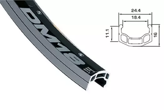 Обод Alex Rims DM18 27,5" (черный ниппель (спорт) 32 стенка двойная, без пистона 27.5")