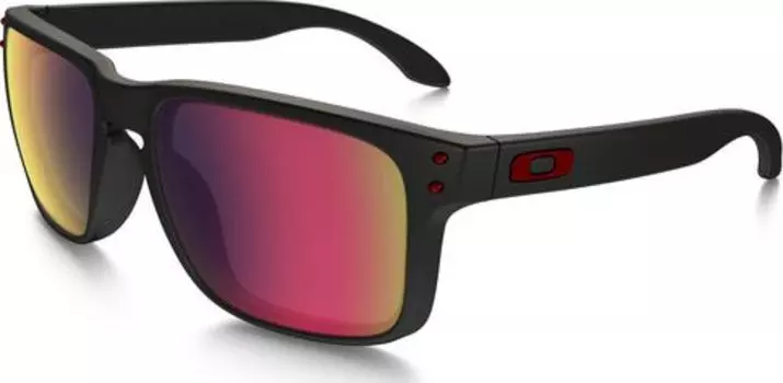Очки солнцезащитные Oakley Holbrook Matte Black/Red Iridium (комплект)