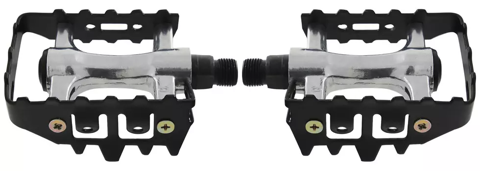 Педали ACME под туклипсы (серебристый)