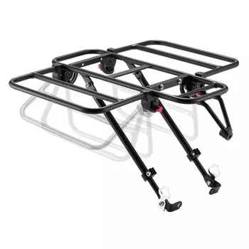 Передний багажник под v-brake тормоза Ostand CD-266F 26"-29" с дополнительным расширением (черный)