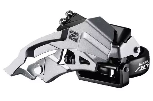 Передний переключатель Shimano Acera FD-M3000 3x9 (угол 66°-69° Универсальная тяга, нижний хомут 34.9 / 31.8 / 28.6)