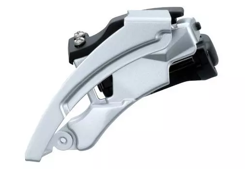 Передний переключатель Shimano Alivio FD-M410 3x7/8 (черный / серый Универсальная тяга, нижний хомут 34.9 мм)