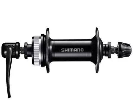 Передняя втулка Shimano Cues HB-QC300 Center Lock (черный 32)
