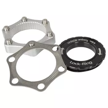 Переходник-адаптер ACME M-Wave для крепления роторов IS6 на CenterLock (черный)