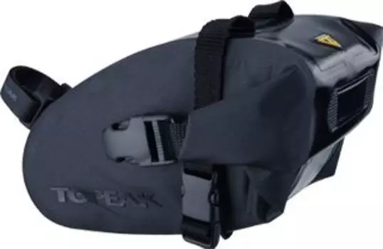 Подседельная сумка Topeak Wedge DryBag (крепление хомуты), средняя (черный)
