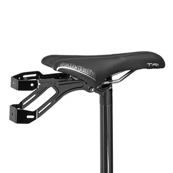 Подседельный флягодержатель для двух фляг Elite Kit Saddle Skekane (черный)