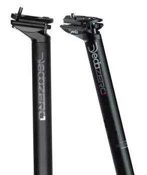 Подседельный штырь Deda Zero 1 V7 (черный 350 мм сдвиг замка 20 мм 27.2 мм)