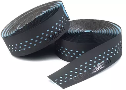 Профессиональная обмотка руля Deda Elementi PRESA бикомпонентная (черный / голубой)