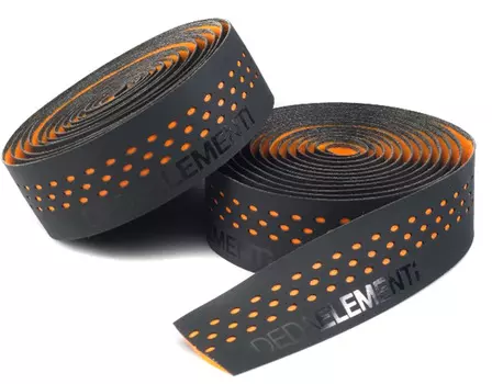 Профессиональная обмотка руля Deda Elementi PRESA бикомпонентная (черный / оранжевый)