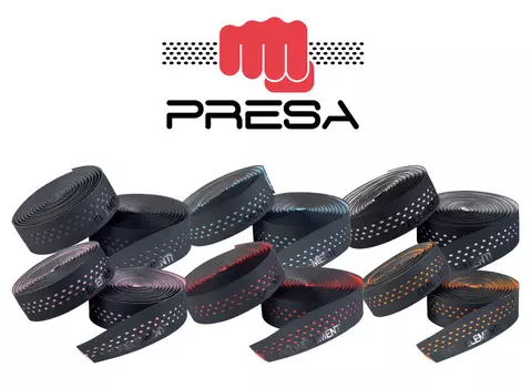 Профессиональная обмотка руля Deda Elementi PRESA бикомпонентная (черный / желтый)